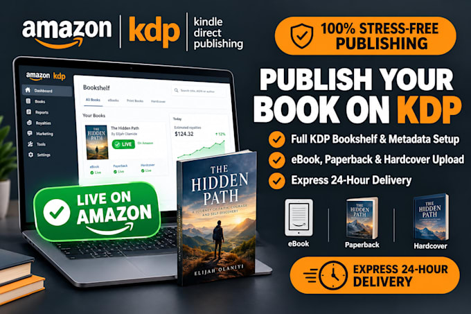 publish your book on amazon kdp professionally