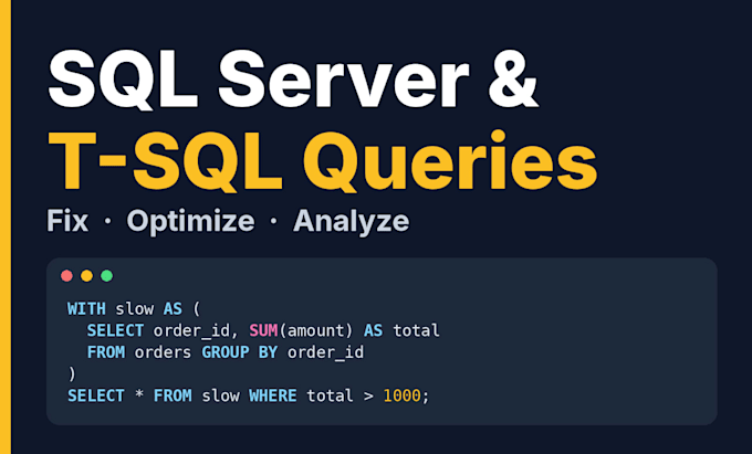 take on your sql, sql server and database projects