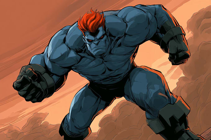 draw comic book illustration with comic book illustrator