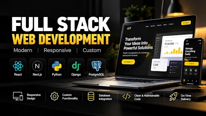 build a professional python django website or web application