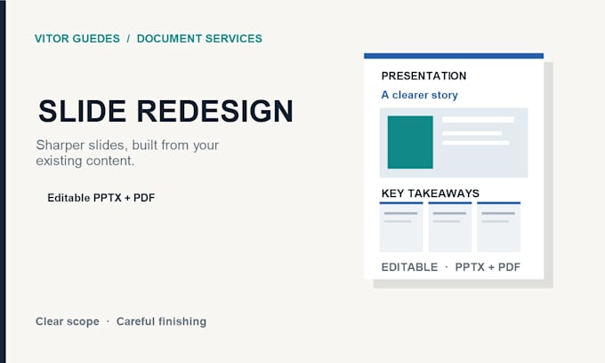 redesign and clean up your powerpoint slides