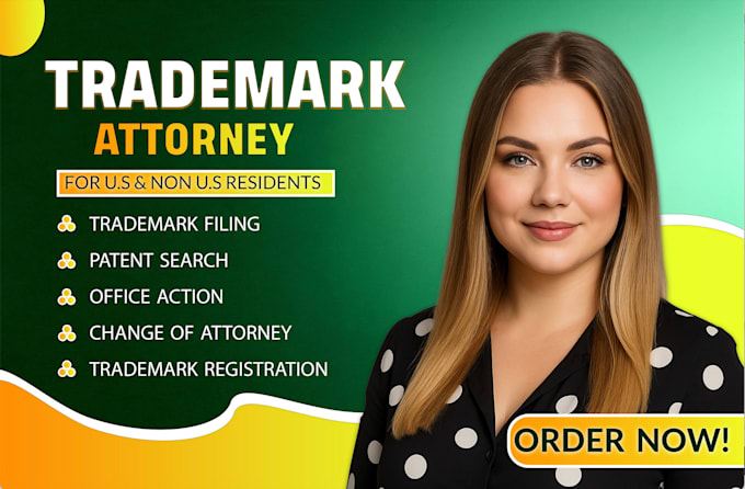 be your licensed US patent and trademark attorney