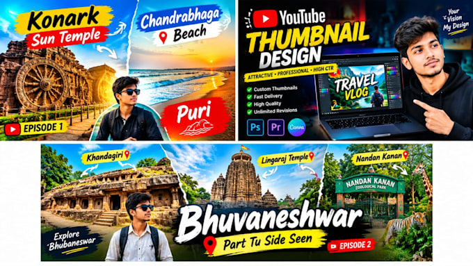 design an eyecatching pro you tube thumbnail