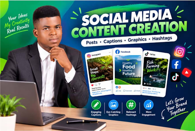 write engaging social media captions and content