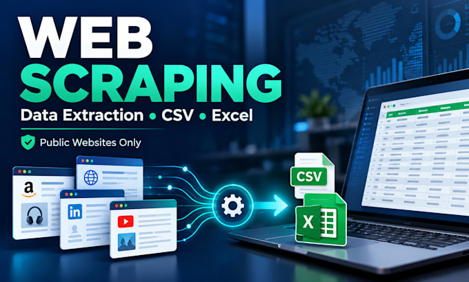 scrape websites and extract structured data for you