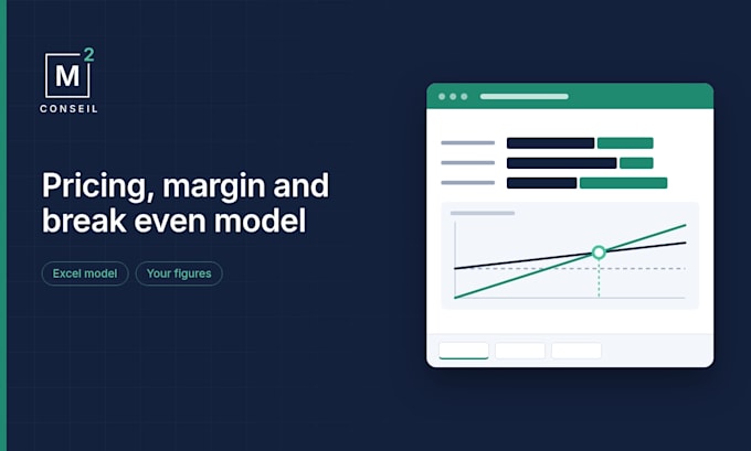 build your pricing, margin and break even model in excel