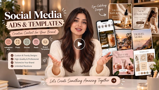 create a brand ad and template for you