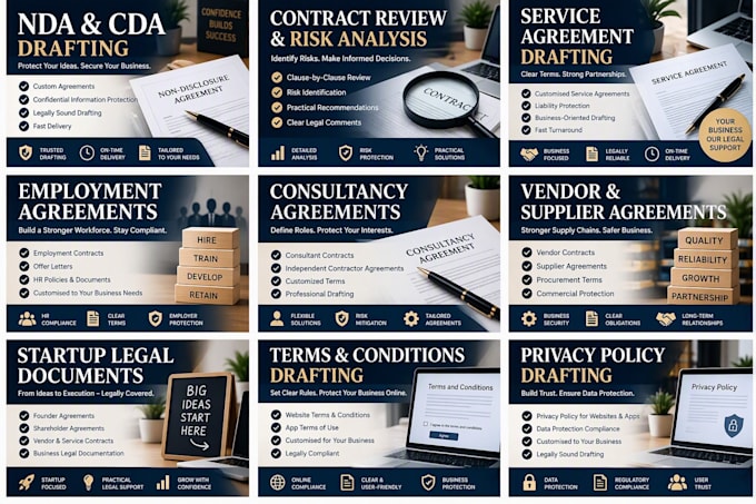 draft a customized service agreement