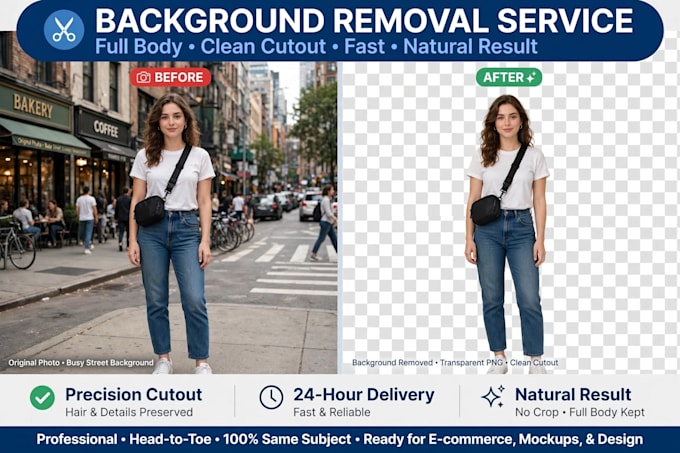 do remove background full body clean cutout in 24 hours
