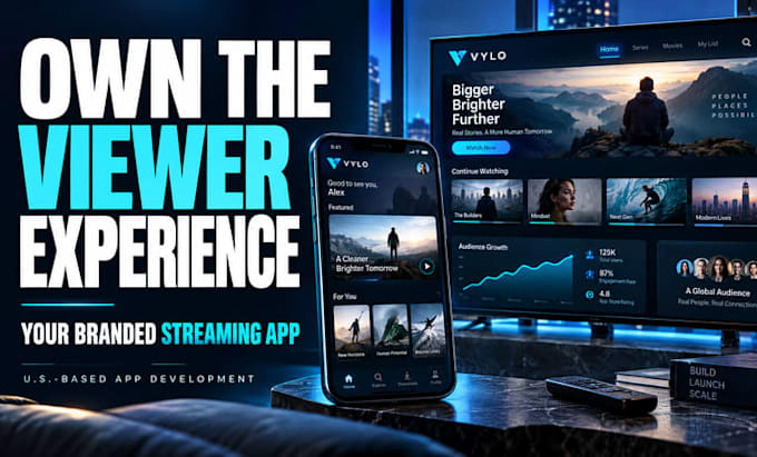 make ott app for streaming app, smart TV app, android TV app, samsung TV app