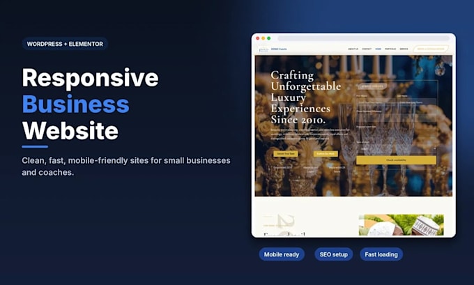 design a wordpress website for your coaching business