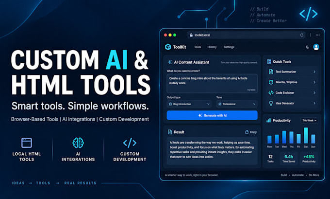 create custom ai tools