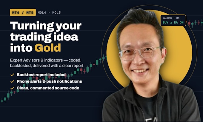 code and backtest your mt4 mt5 expert advisor or indicator
