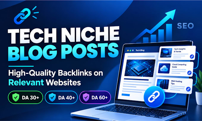 do relevant tech niche blog post through blogger outreach