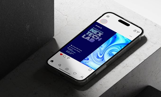 provide futuristic technology event invitation template