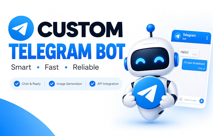 build a professional telegram bot, custom telegram bot and telegram automation