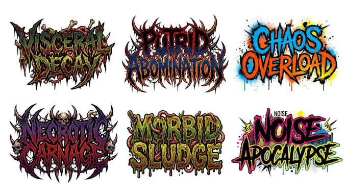 do goregrind deathgrind grindcore and brutal death logo