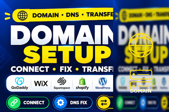 connect, fix, transfer and redirect your domain