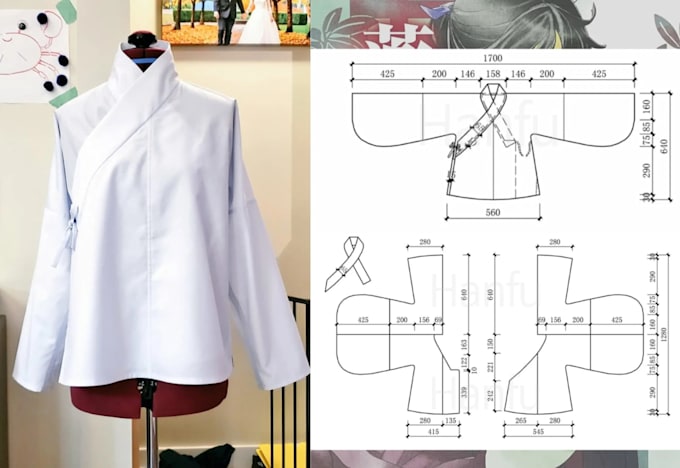 create custom sewing patterns cosplay patterns cloting patterns garment pattern