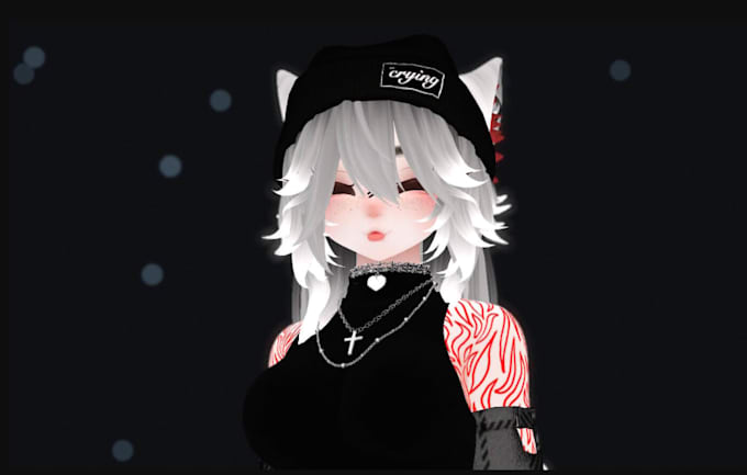model rig vrchat vroid vrm live 2d vtuber mmd 52 arkit blendshape