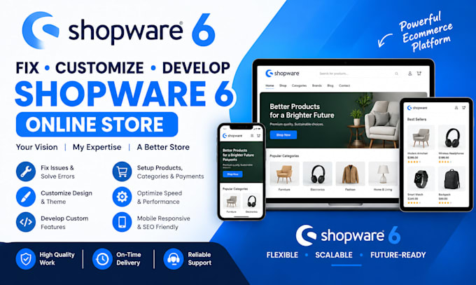 fix customize develop shopware 6 online store