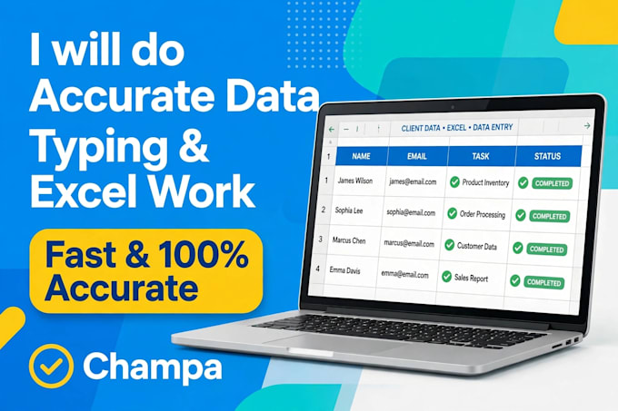 do accurate data entry