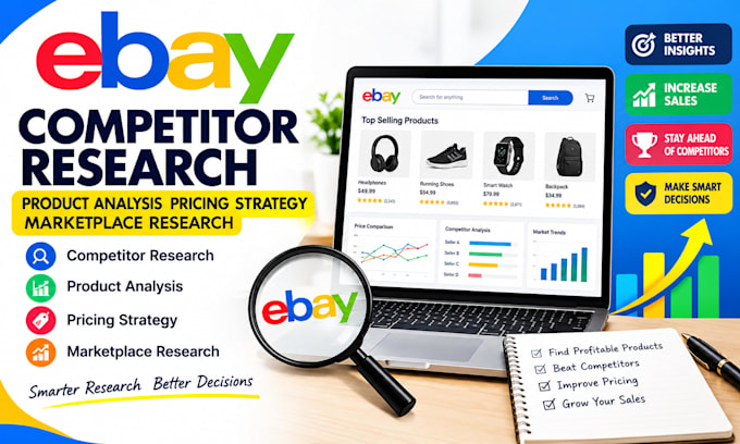 ebay competitor research product analysis pricing strategy marketplace research