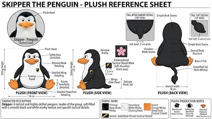 create plush reference sheet plushie ref sheet plush toy design character mascot
