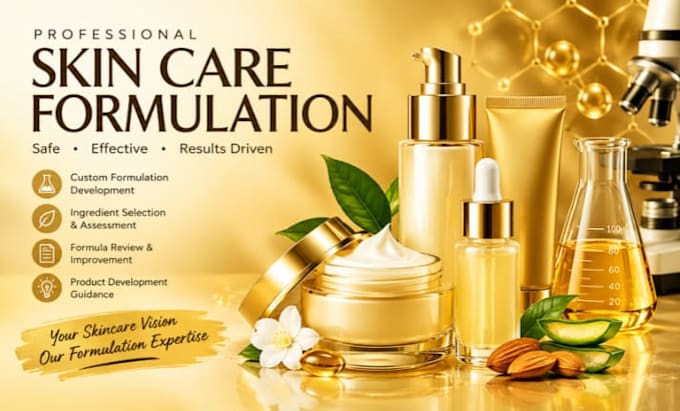develop customized skincare and beauty product formulas