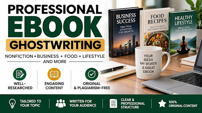 write and edit professional ebooks and business content