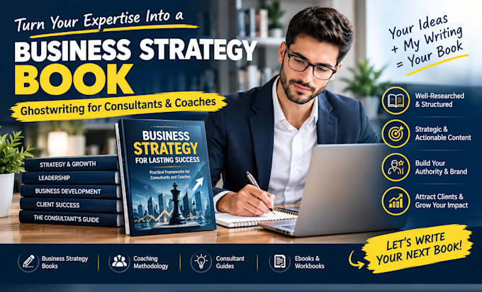 ghostwrite business strategy books for consultants and coaches