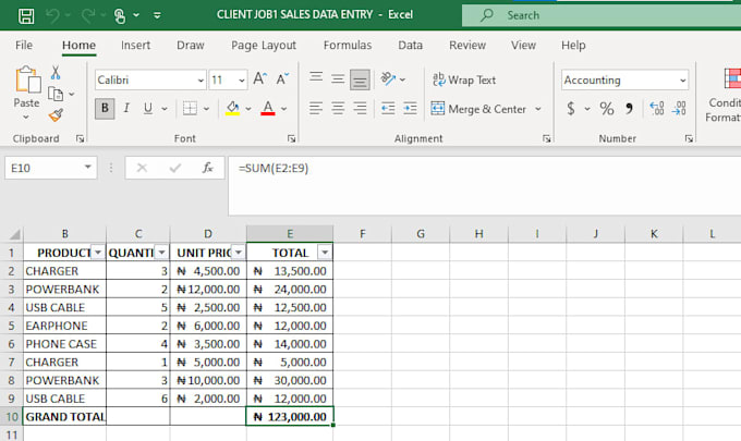 do accurate excel data entry, data cleaning and formatting