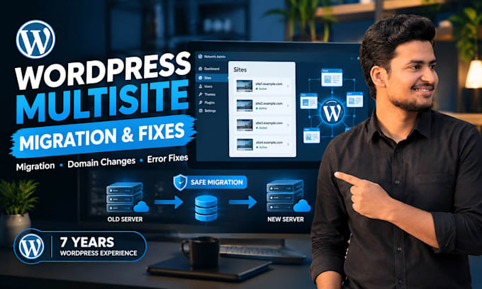 migrate wordpress multisite and fix migration issues