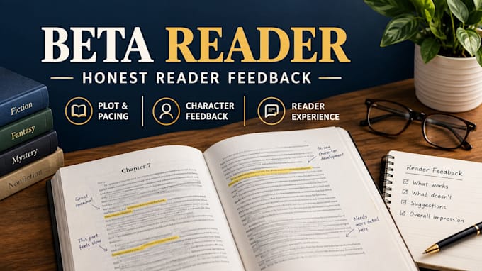be romance beta reader fantasy fiction novel critique plot pacing characters