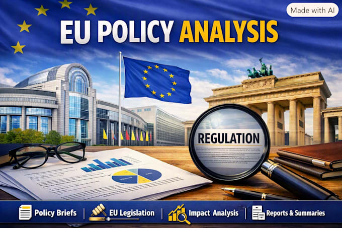 make eu policy analysis and briefings for you