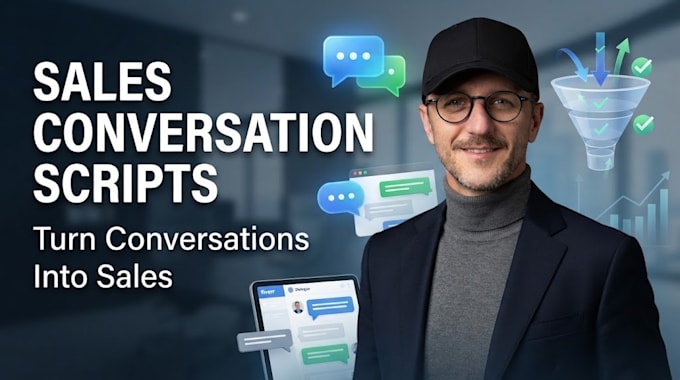 write a professional sales conversation script for your business