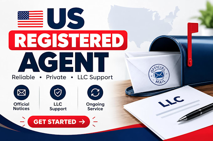 be your US registered agent for your llc in wyoming or delaware