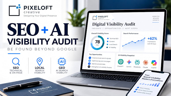 audit your SEO, local search and ai visibility