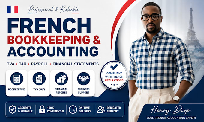 do french bookkeeping, accounting, tva and financial reporting