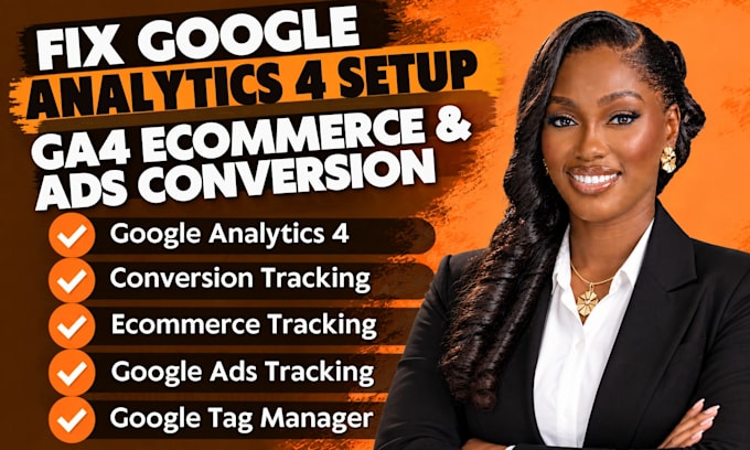 setup google analytics 4 fix ga4 eccomerce tracking and ads conversion