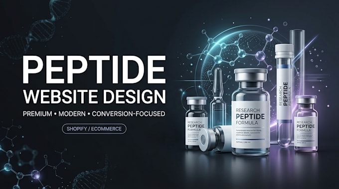 build a peptide website, research peptide store, sarms ecommerce website