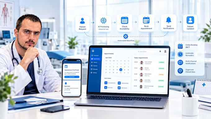 build an automated clinic appointment booking system