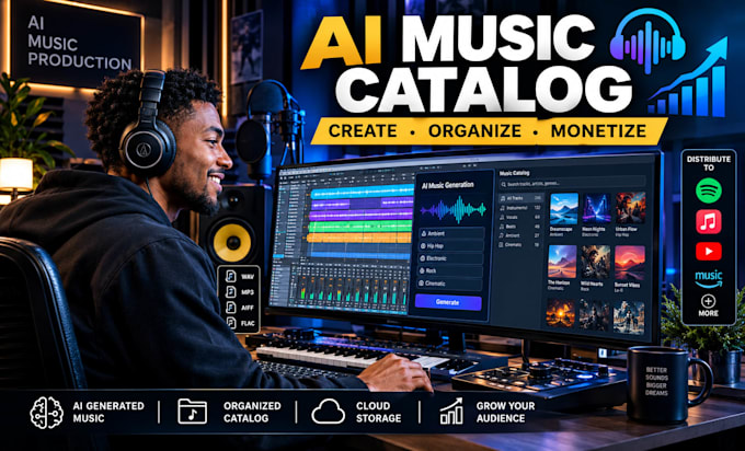 create ai training music for your catalog and help monetize it