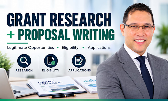 research grants and write a tailored grant proposal or application