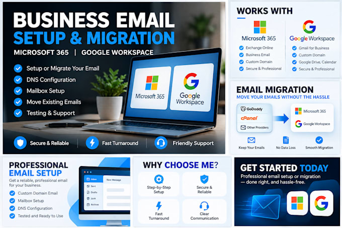 set up and migrate your business email