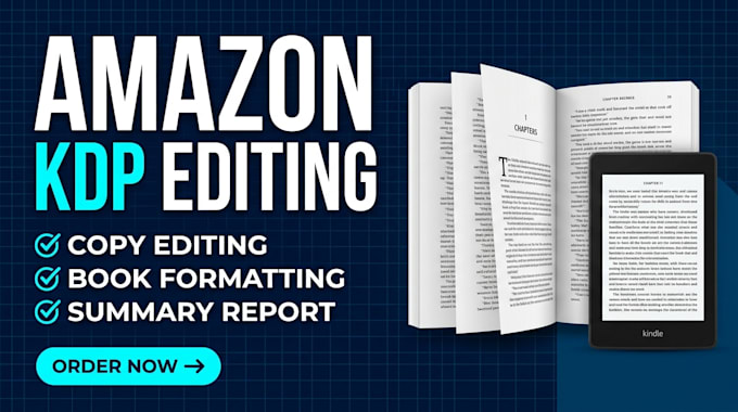 do proofreading, amazon kdp and amazon kdp manuscript for editing