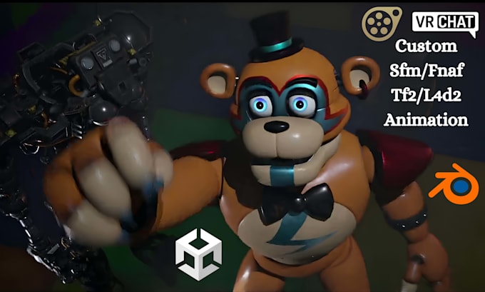 create custom sfm animation, fnaf animation, sfm render, youtube animation, l4d2