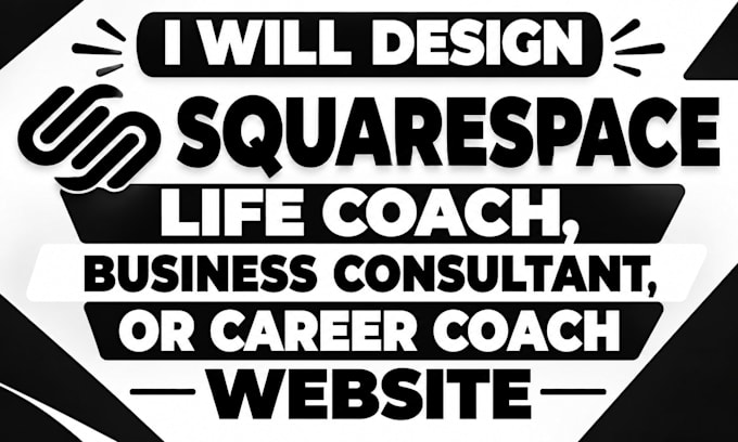 design squarespace life coach, business consultant, career coach website