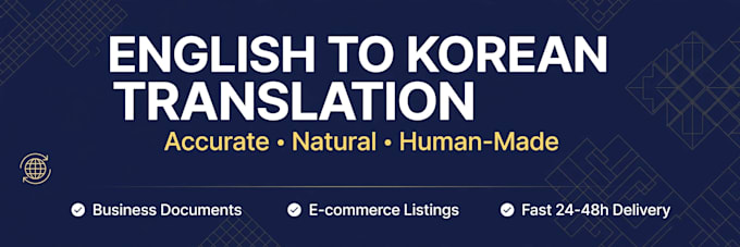 professionally translate english to korean
