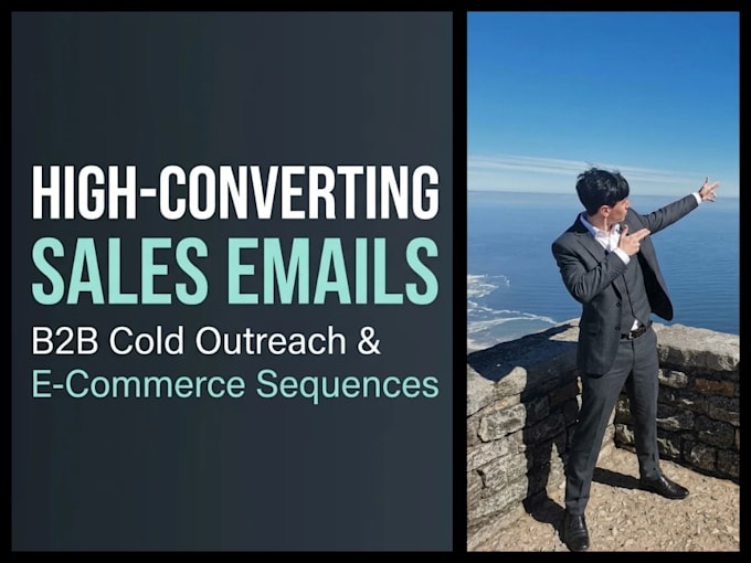 write high converting sales emails or cold email sequences